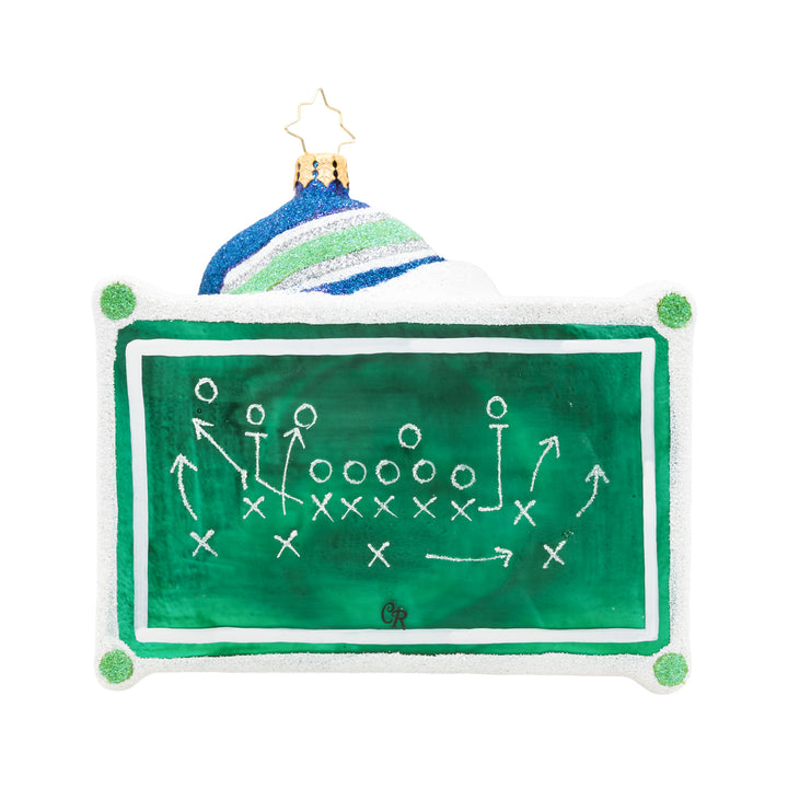 Green and Blue Holiday Huddle