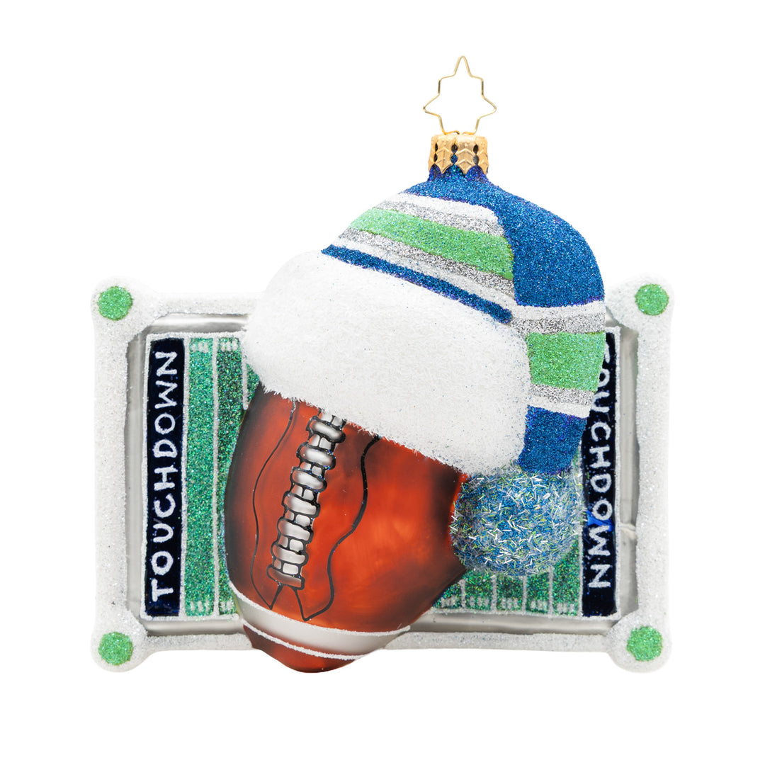 Green and Blue Holiday Huddle