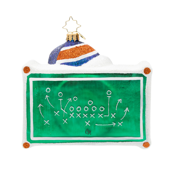 Orange and Blue Holiday Huddle