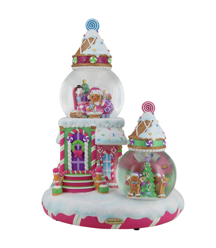 Gingerbread Holiday Home Snowglobe