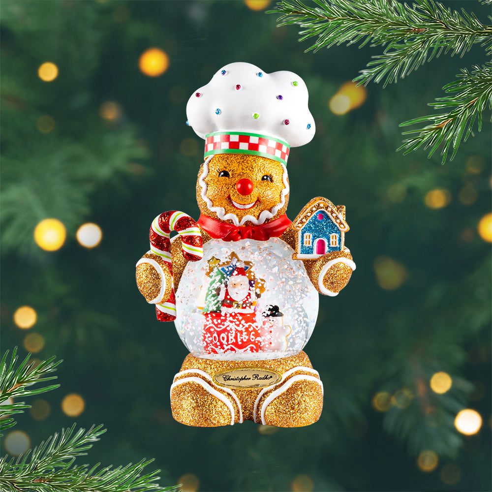 Jolly Ginger Baker Snowglobe