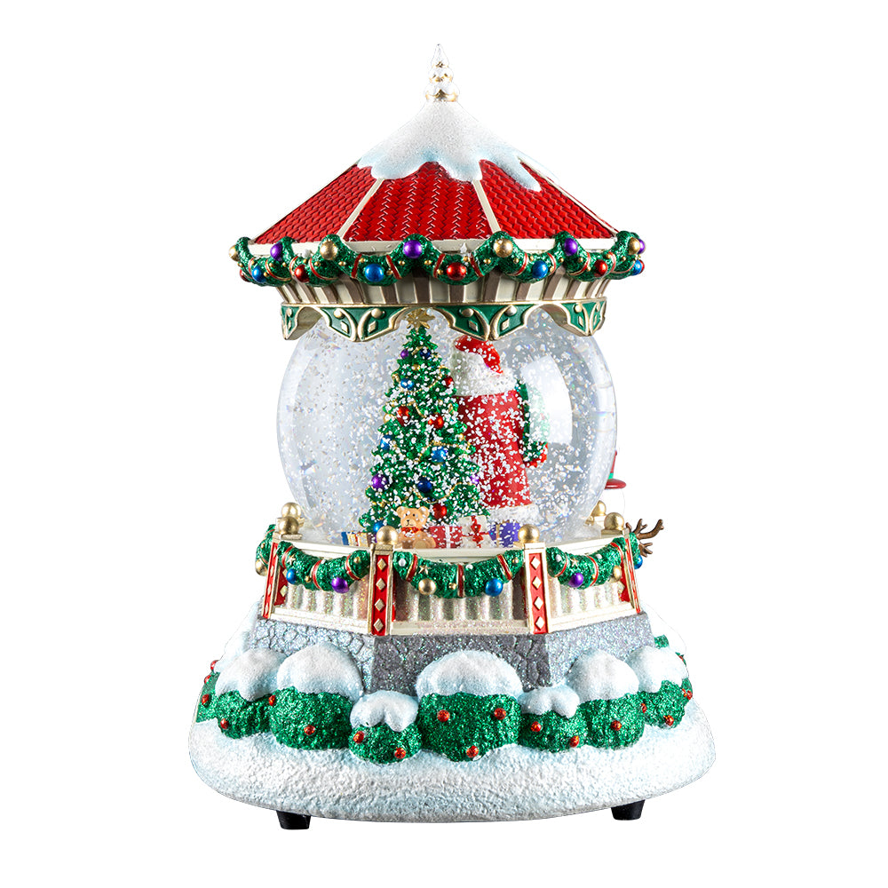 Santa's Enchanted Gazebo Snowglobe