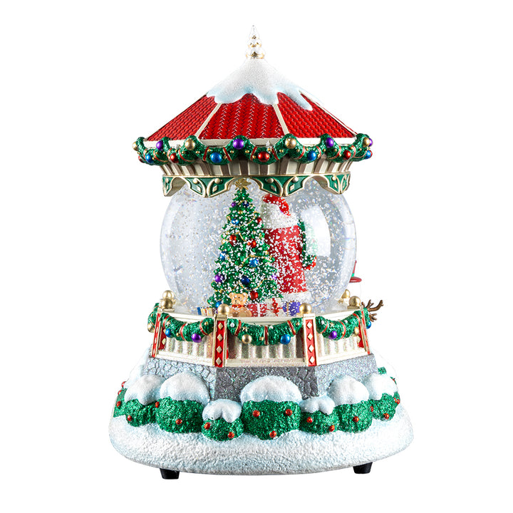 Santa's Enchanted Gazebo Snowglobe