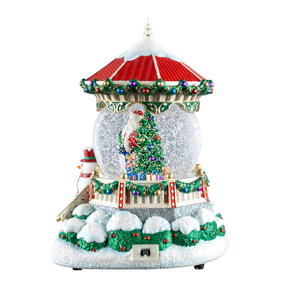Santa's Enchanted Gazebo Snowglobe