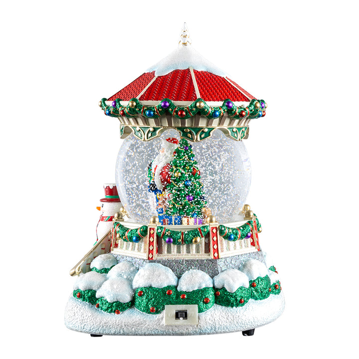 Santa's Enchanted Gazebo Snowglobe