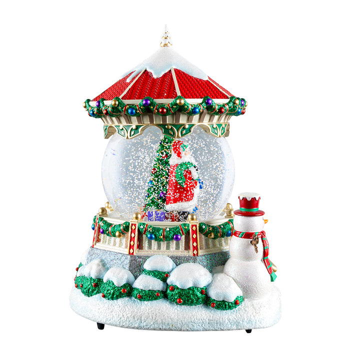 Santa's Enchanted Gazebo Snowglobe