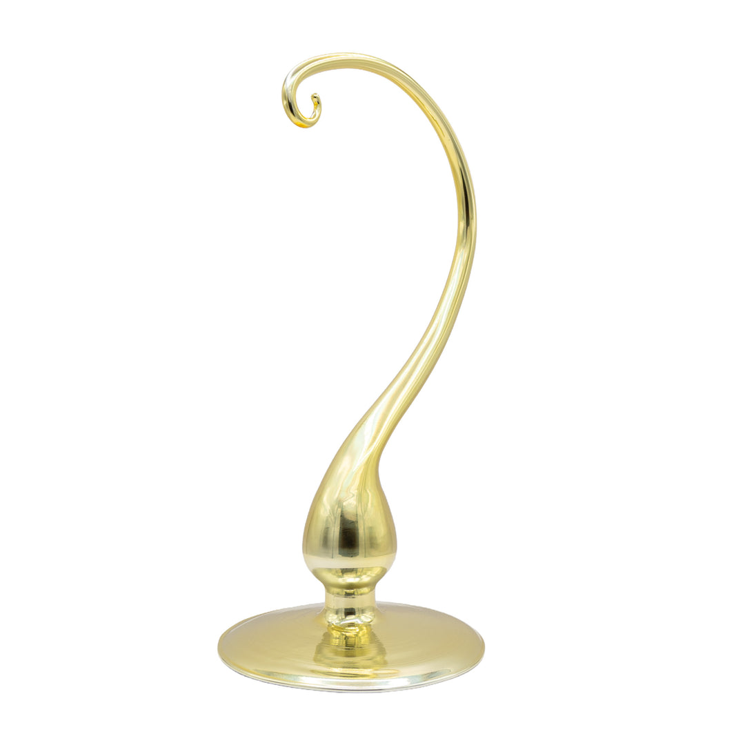 Small Glass Ornament Stand - Gold