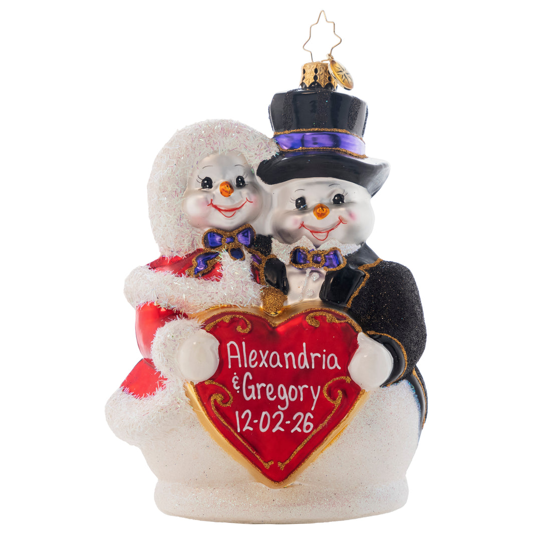 Snowy Sweethearts Personalized