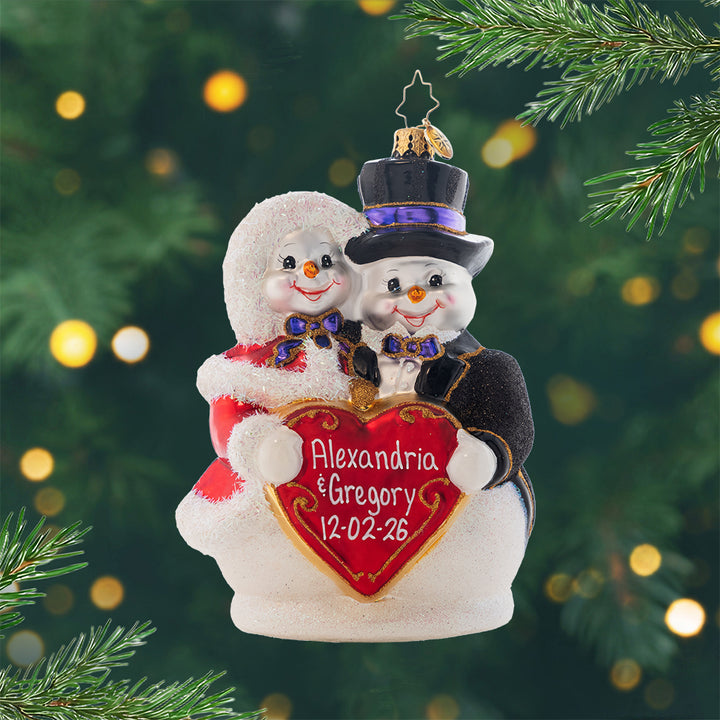 Snowy Sweethearts Personalized