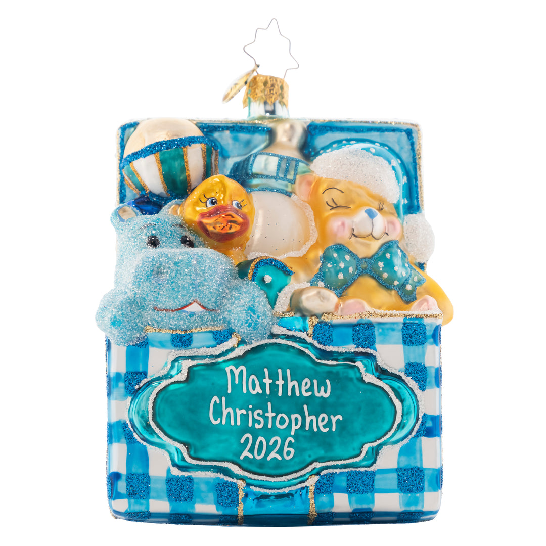 Trunk Of Toys Baby Boy! Personalized