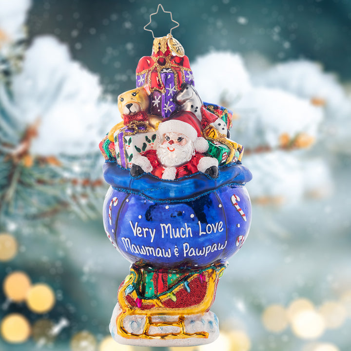 Festive Christmas Sleigh Personalized