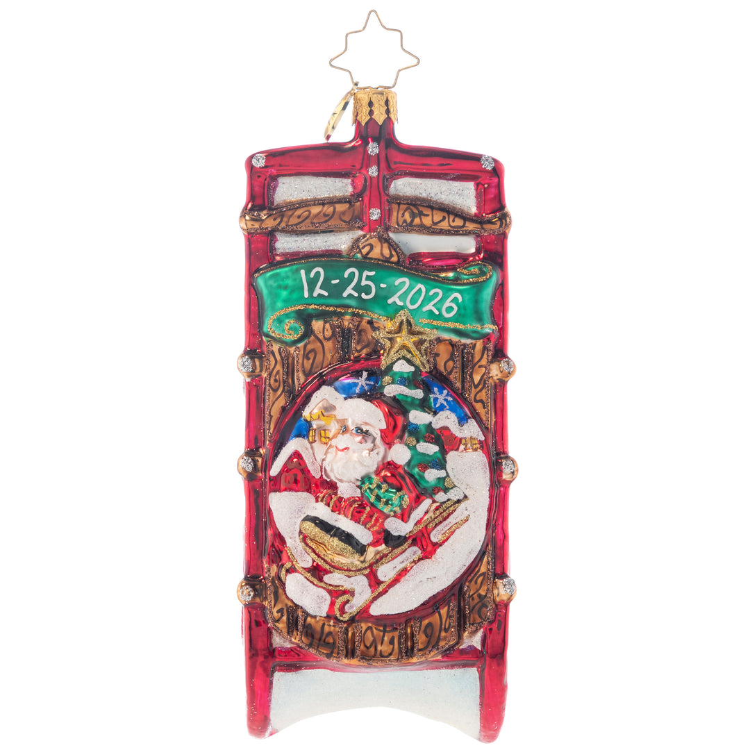 Speedy Santa Sledder! Personalized