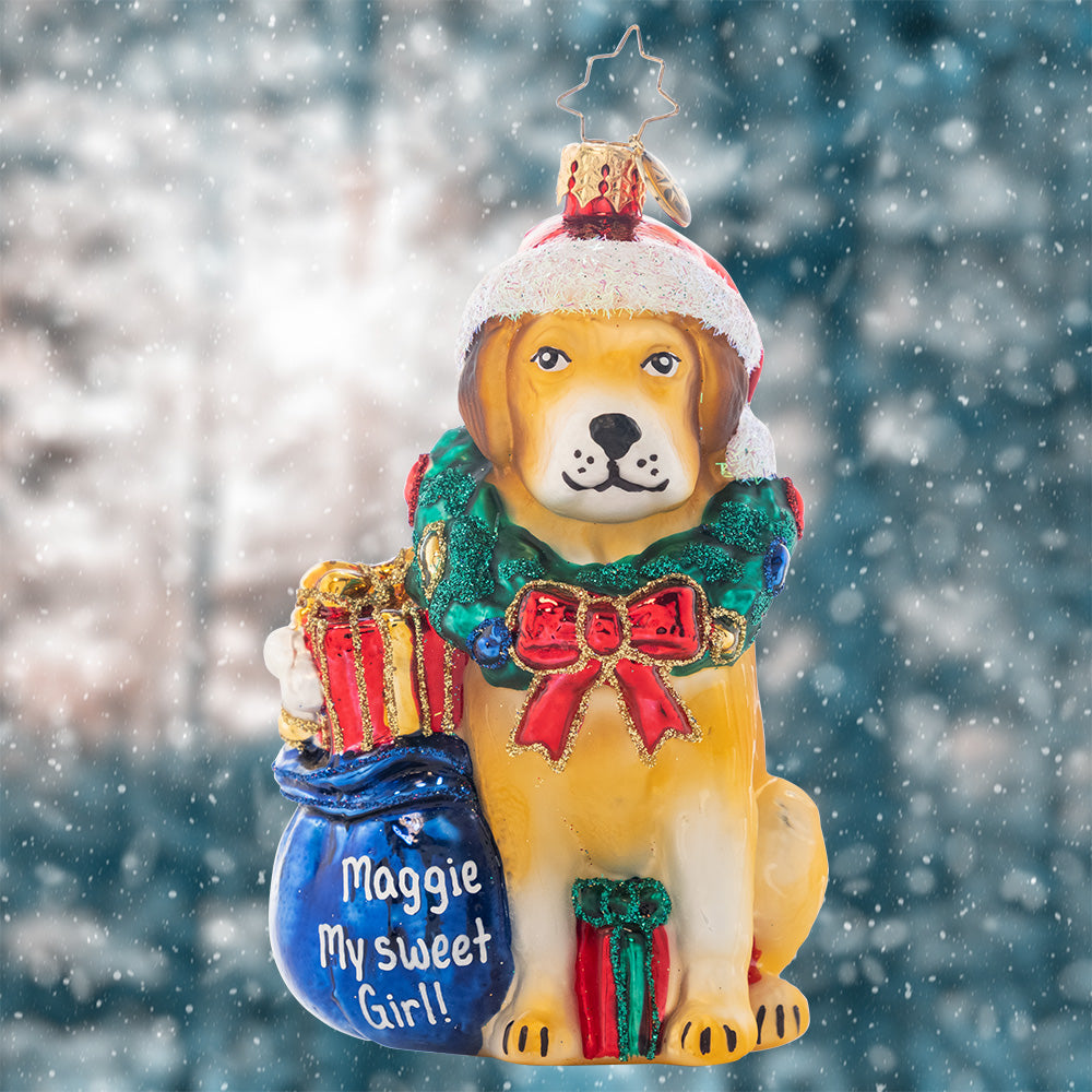 Noble Yellow Lab Personalized