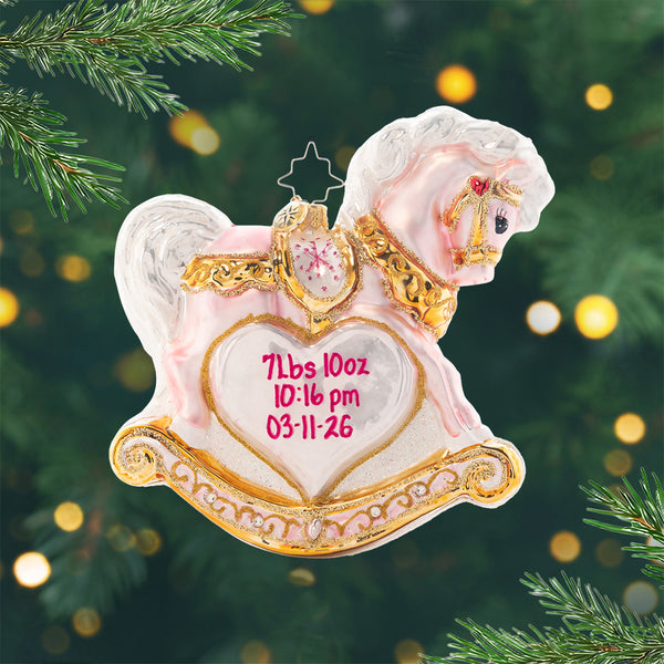 Baby's First Christmas Filly Personalized – Christopher Radko
