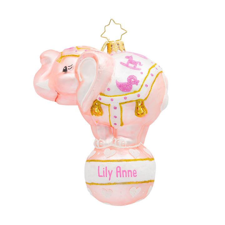 Balancing Baby Girl Personalized