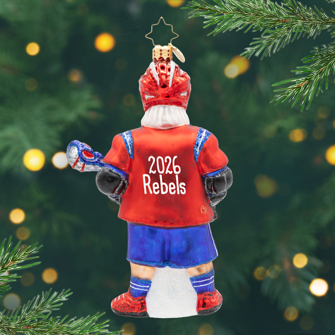 The Lacrosse Claus Personalized