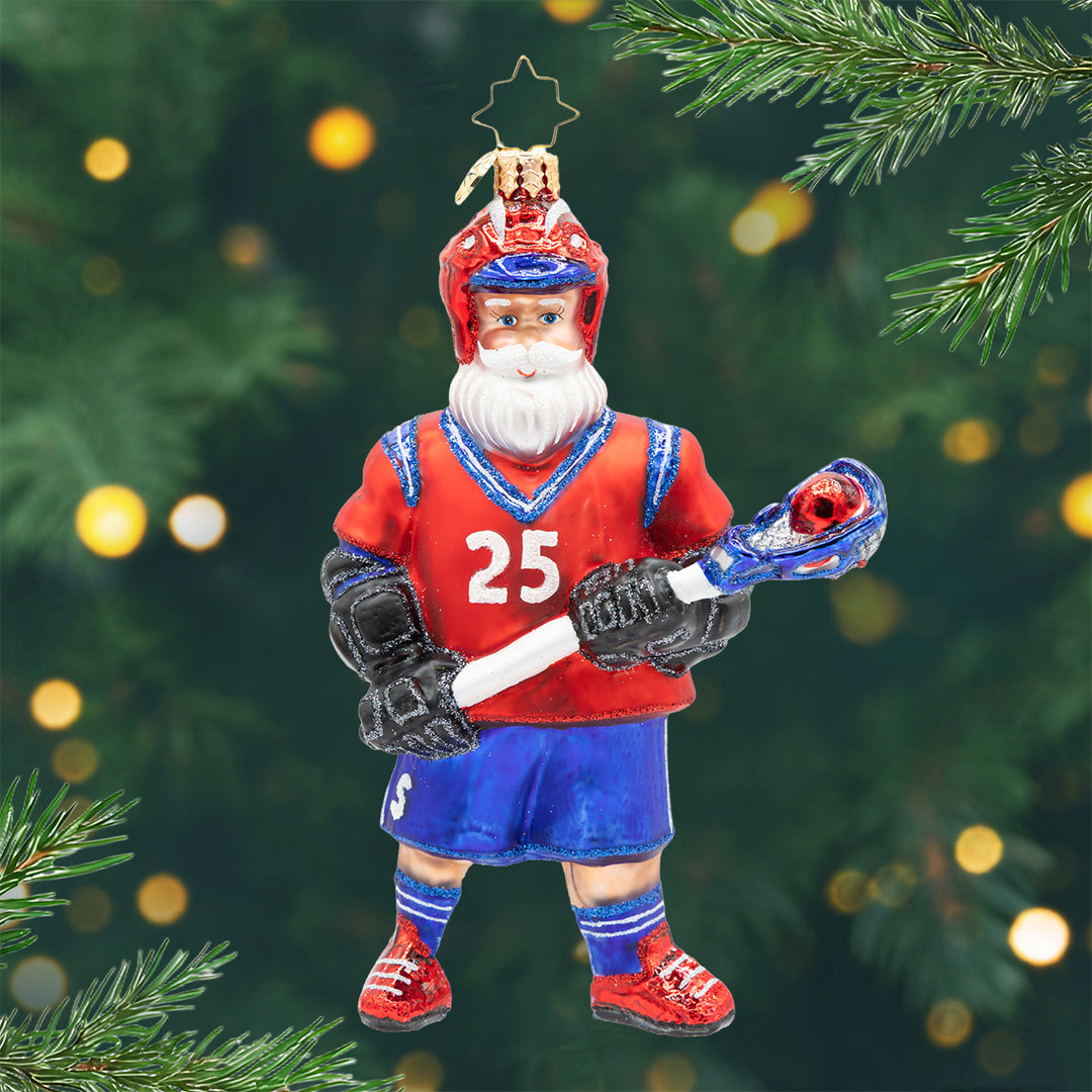 The Lacrosse Claus Personalized