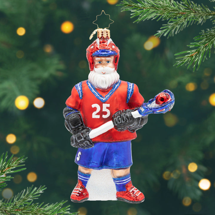 The Lacrosse Claus Personalized