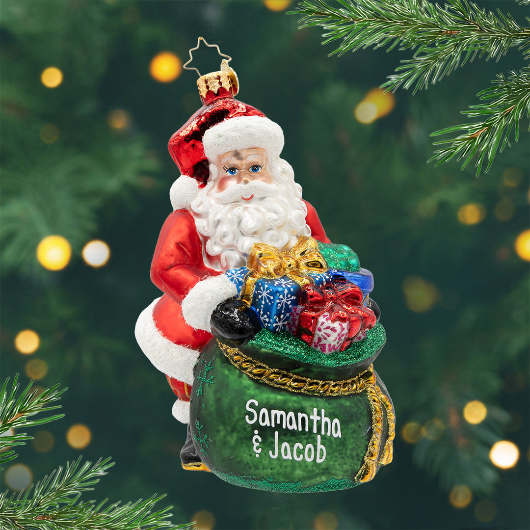 Santas Yearly Gift Drop Personalized