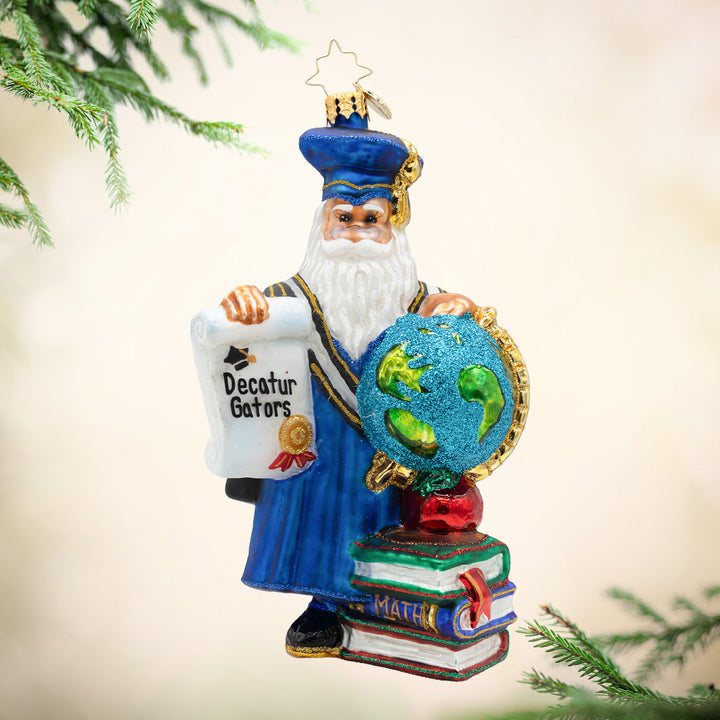 Scholarly Saint Nick Personalized