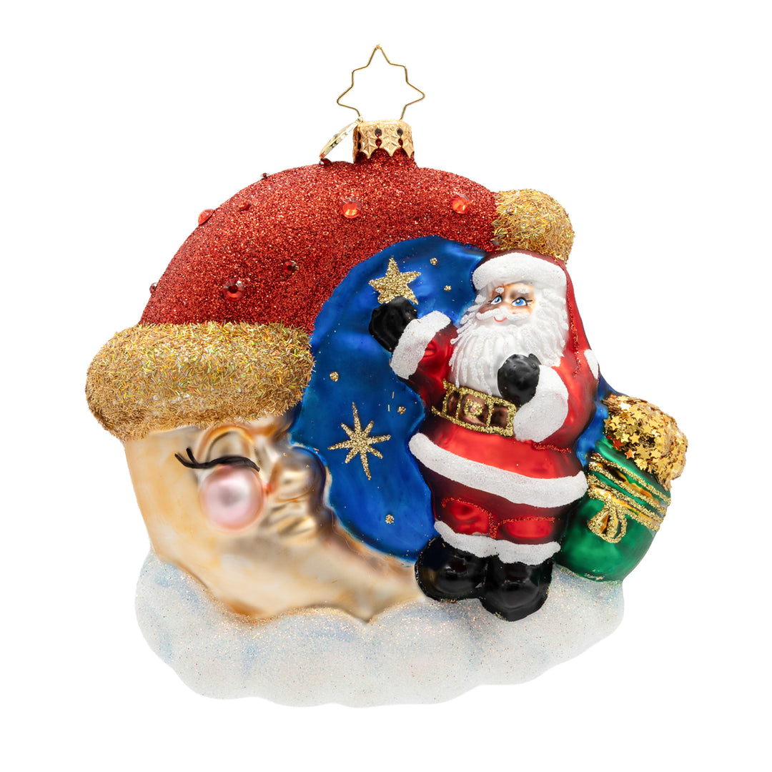 Crescent Wishes Santa Personalized