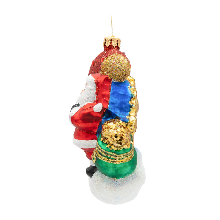 Crescent Wishes Santa Personalized