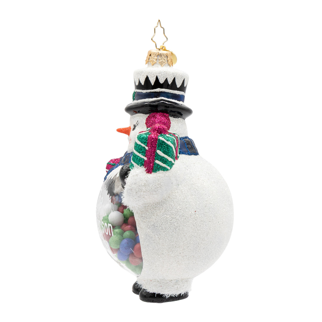 Bubbly Belly Snowman Personalized