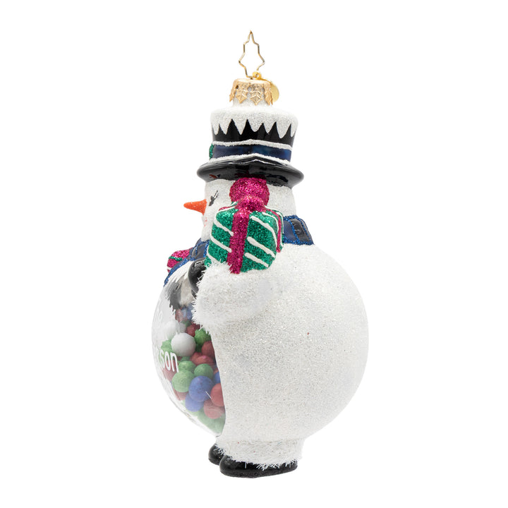 Bubbly Belly Snowman Personalized