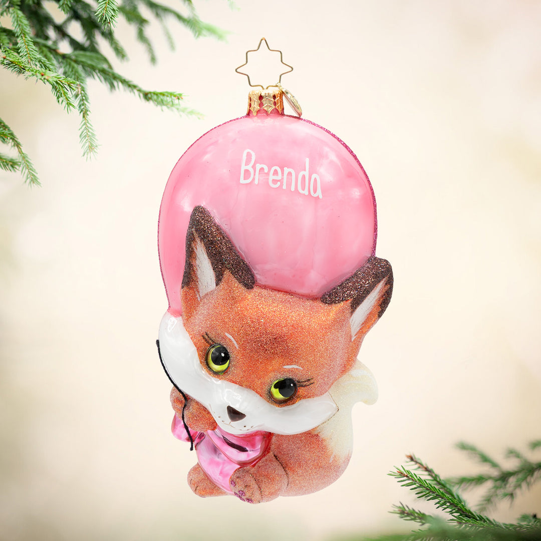 Pink Foxy Float Personalized