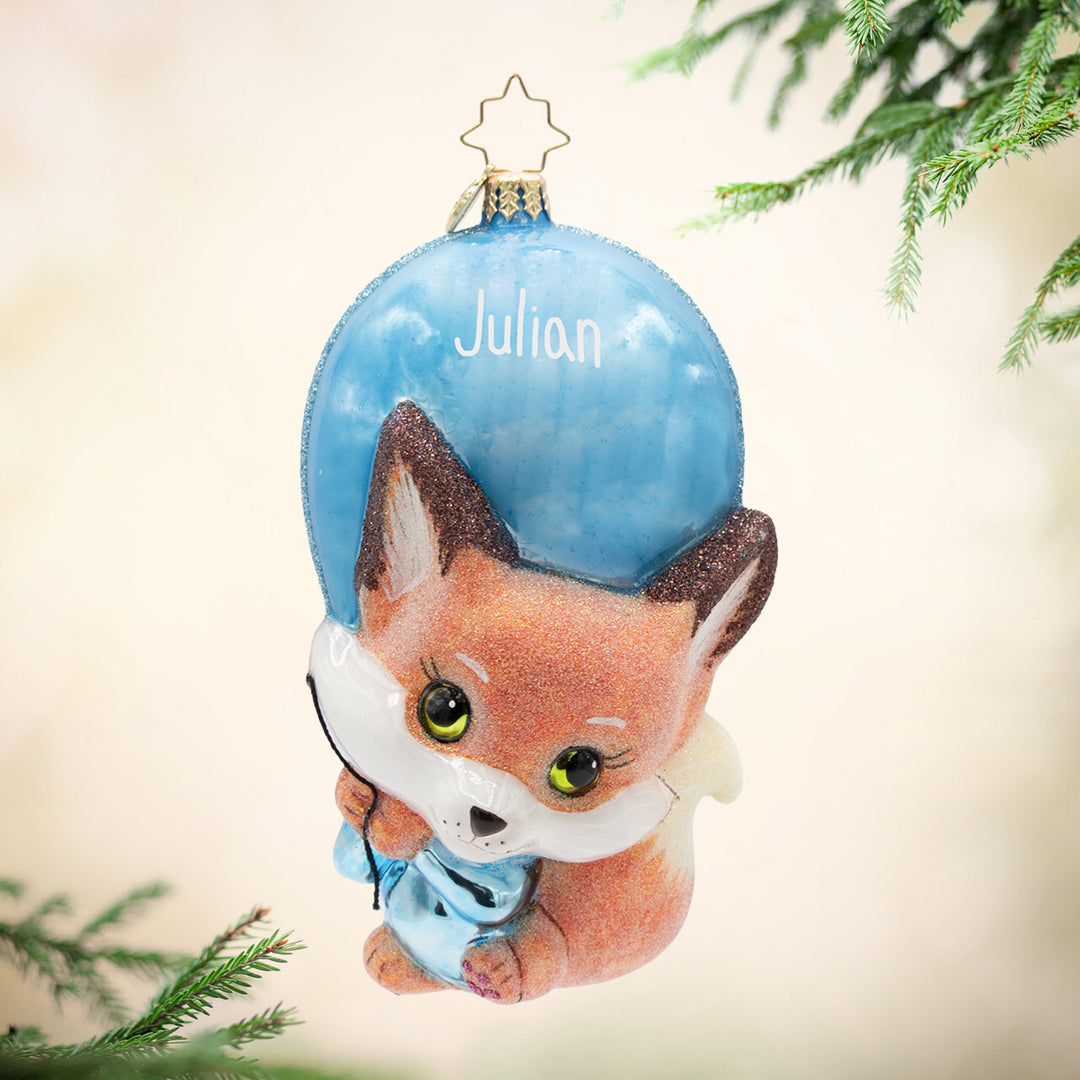 Blue Foxy Float Personalized
