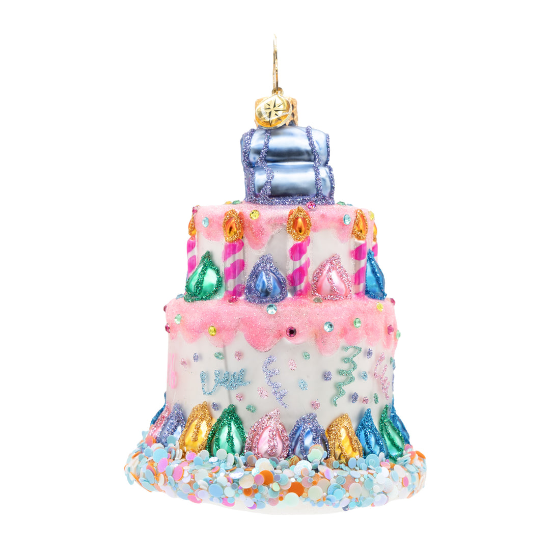 Birthday Bash Bauble Personalized