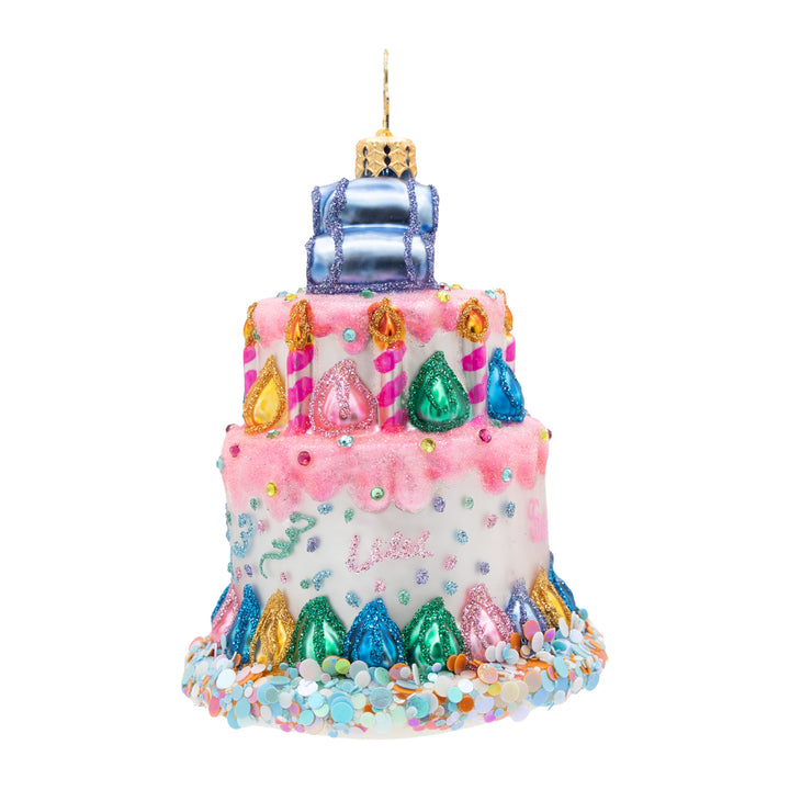 Birthday Bash Bauble Personalized