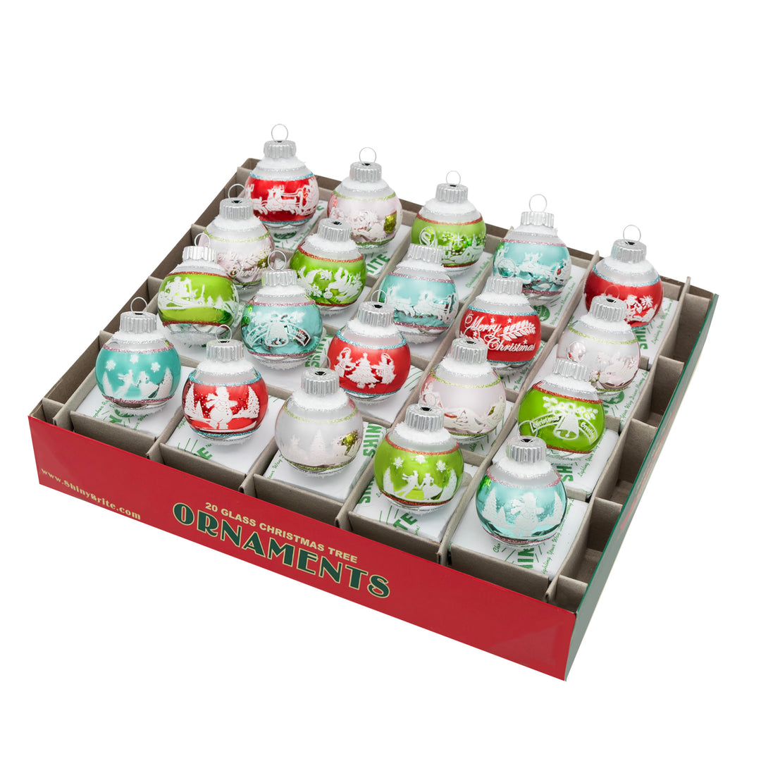FESTIVE FETE 20 COUNT 1.25" SIGNATURE FLOCKED ROUNDS