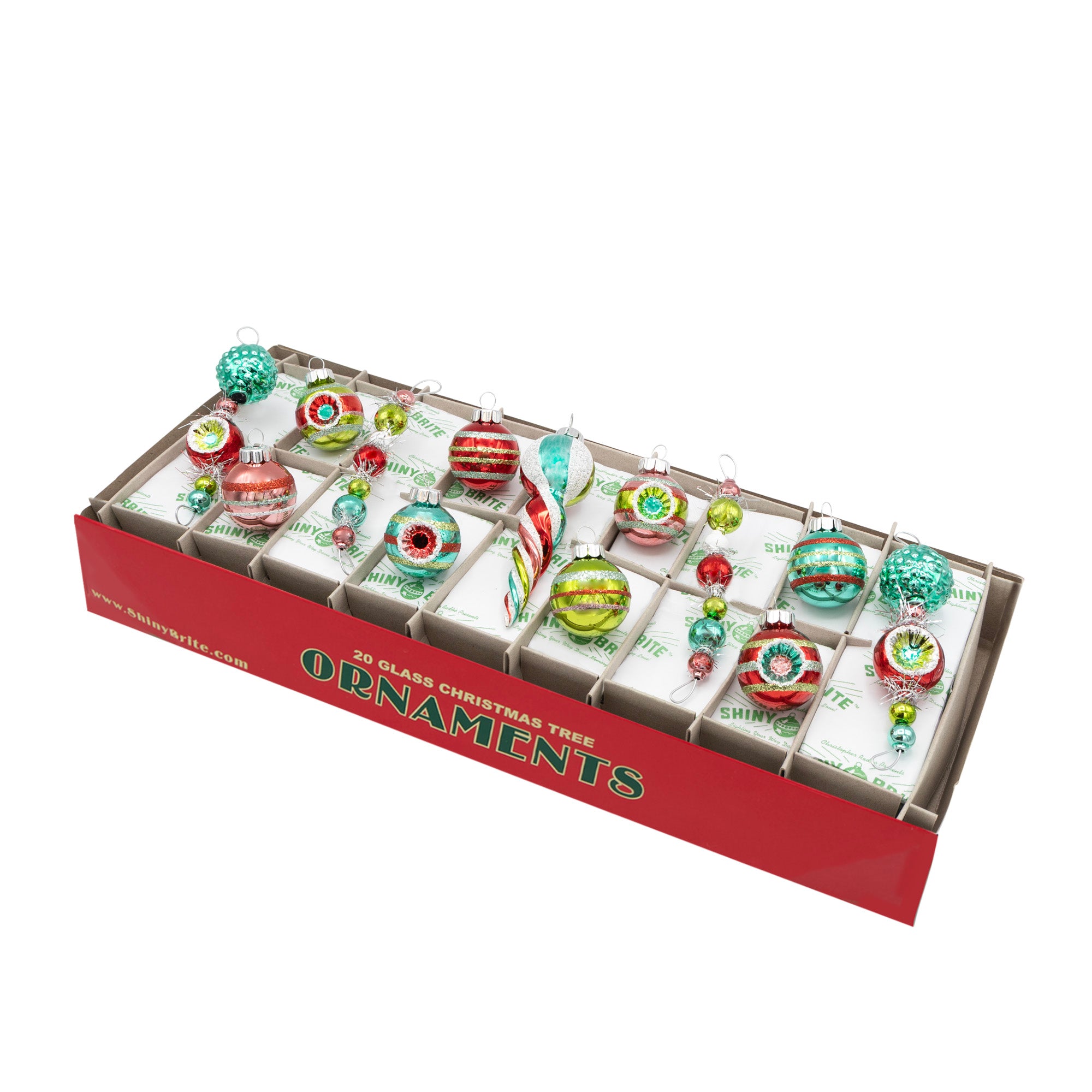 FESTIVE FETE 13 COUNT 4” ICICLES & 1.25” ROUNDS – Christopher Radko