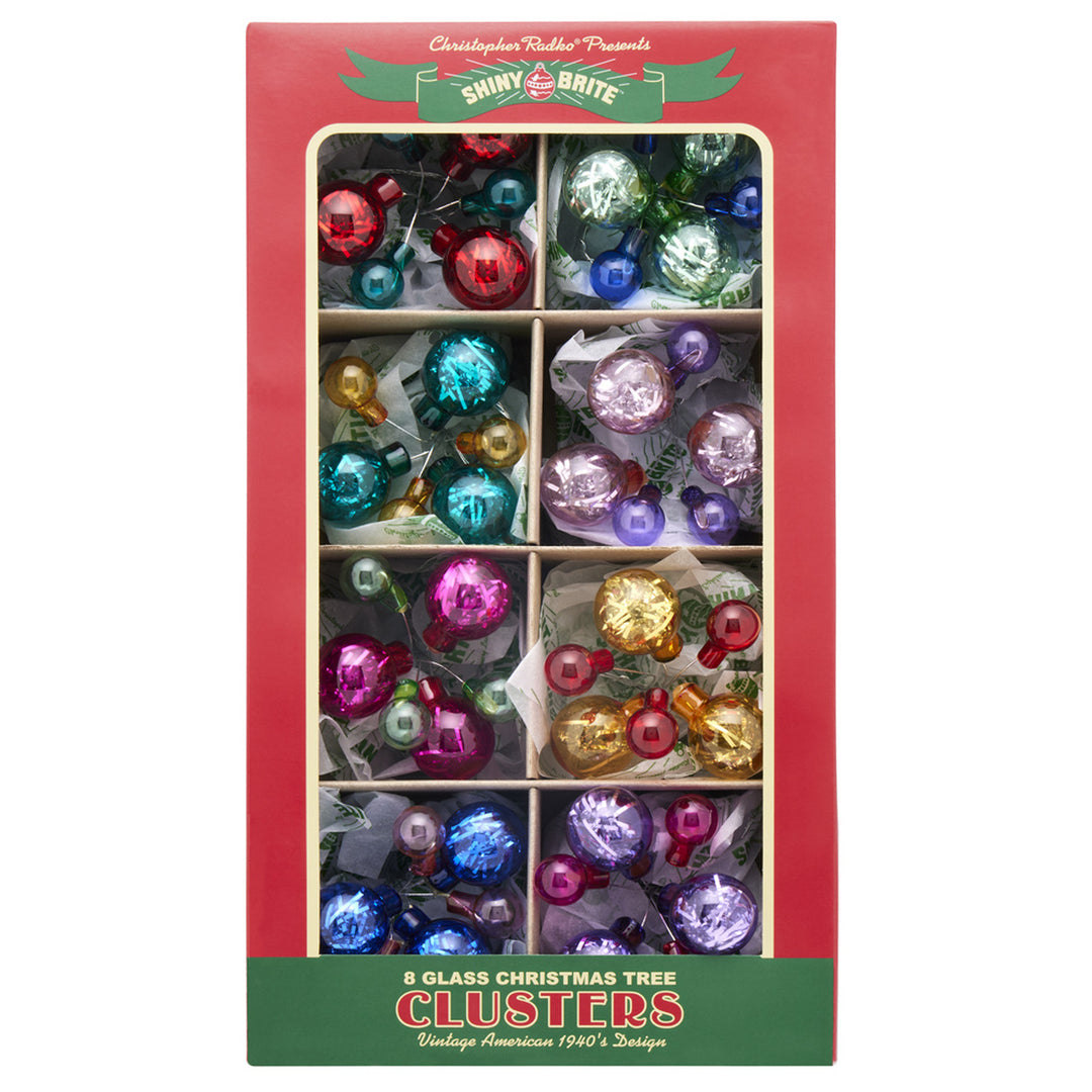 VIVID VINTAGE 8 COUNT 6PC 1" & .5" CLUSTERS