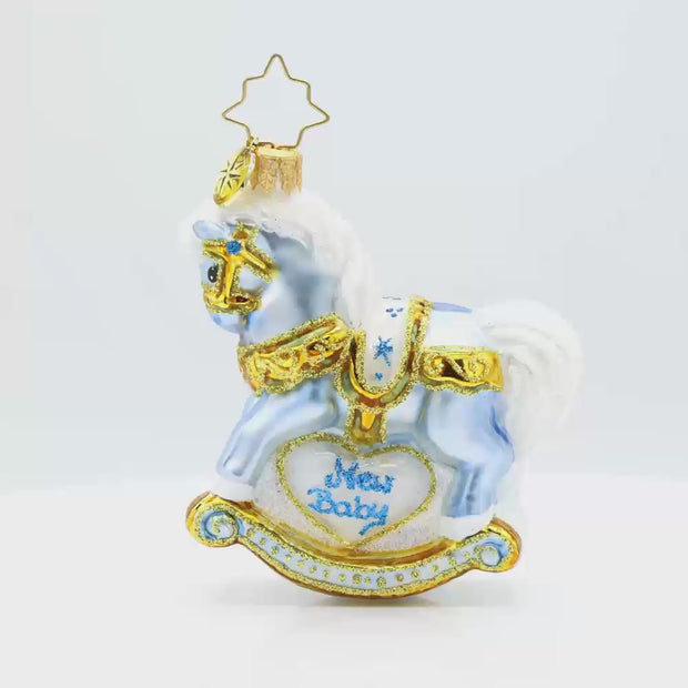 Babys First Christmas Foal Gem – Christopher Radko