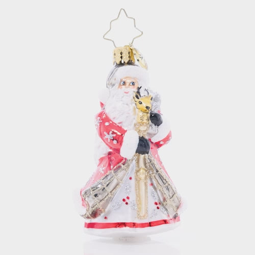 Winter Splendor Santa Gem