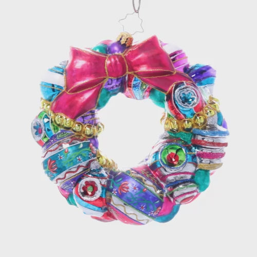 Vintage Holiday Wreath