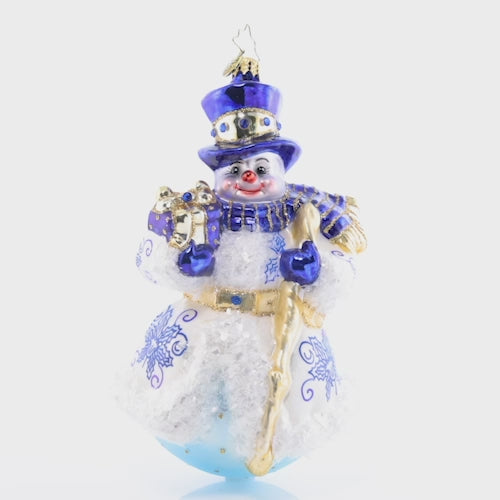 Charming Chinoiserie Snowman