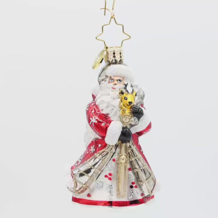 Winter Splendor Santa Gem