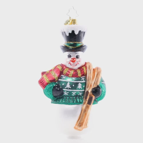 Slalom-Ready Snowman – Christopher Radko