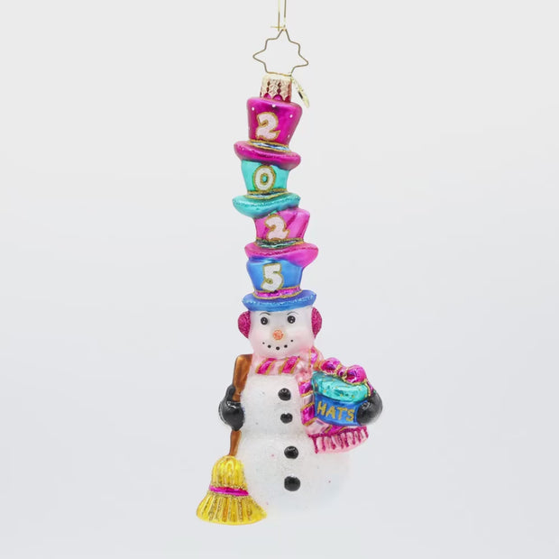 Hat-Tastic Snowman 2025 – Christopher Radko