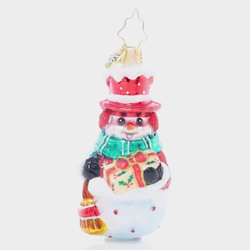 Christmas Joy Snowman Gem