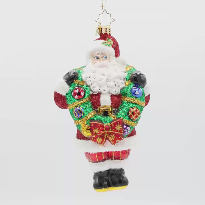 Wreath Wrangler Claus