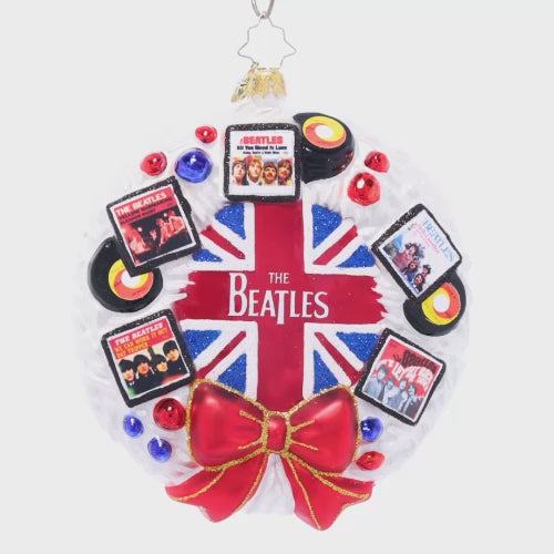 Beatles British Wreath Wonderland