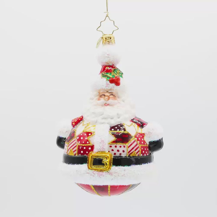Quilted Jolly Claus