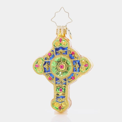 Brilliant Bejeweled Cross Gem