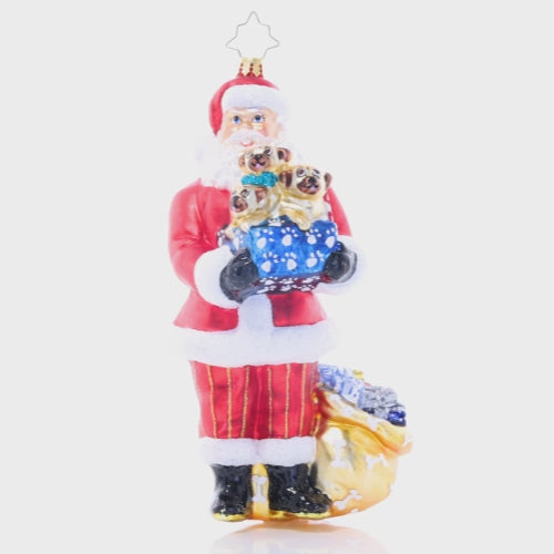 Santas Pug-palooza – Christopher Radko