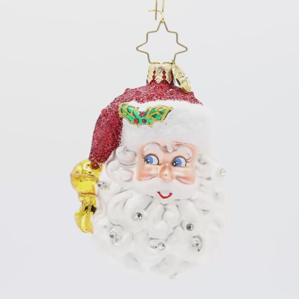 Sparkling Santa Nick Gem – Christopher Radko