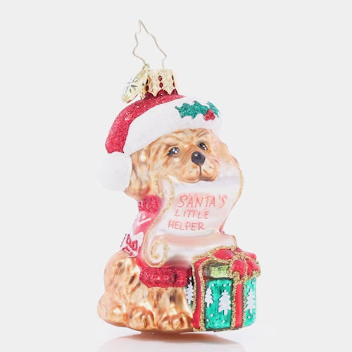Festive Furry Friend Gem – Christopher Radko